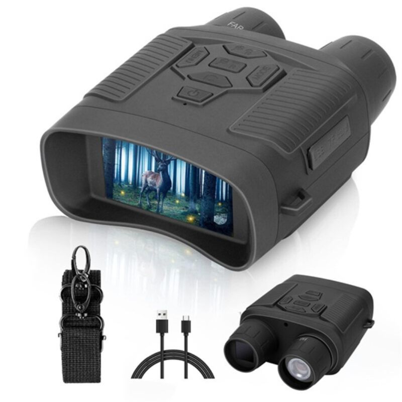 картинка Монокуляр ночного видения NVI-800 4K, IR, 36MP, 6.8X, SD, 150-300 м от магазина "мир Электроники"