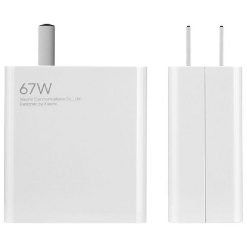 картинка Зарядное устройство Xiaomi MDY-12-ES, 67 Вт, быстрая зарядка, шнур Type-C от магазина "мир Электроники"