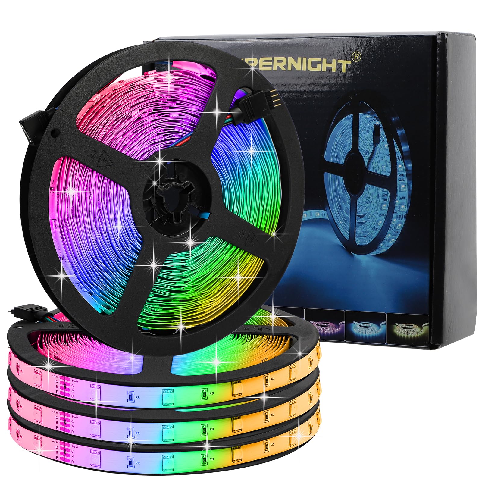 картинка Светодиодная лента SMD 3528 12В 5м RGB от магазина "мир Электроники"