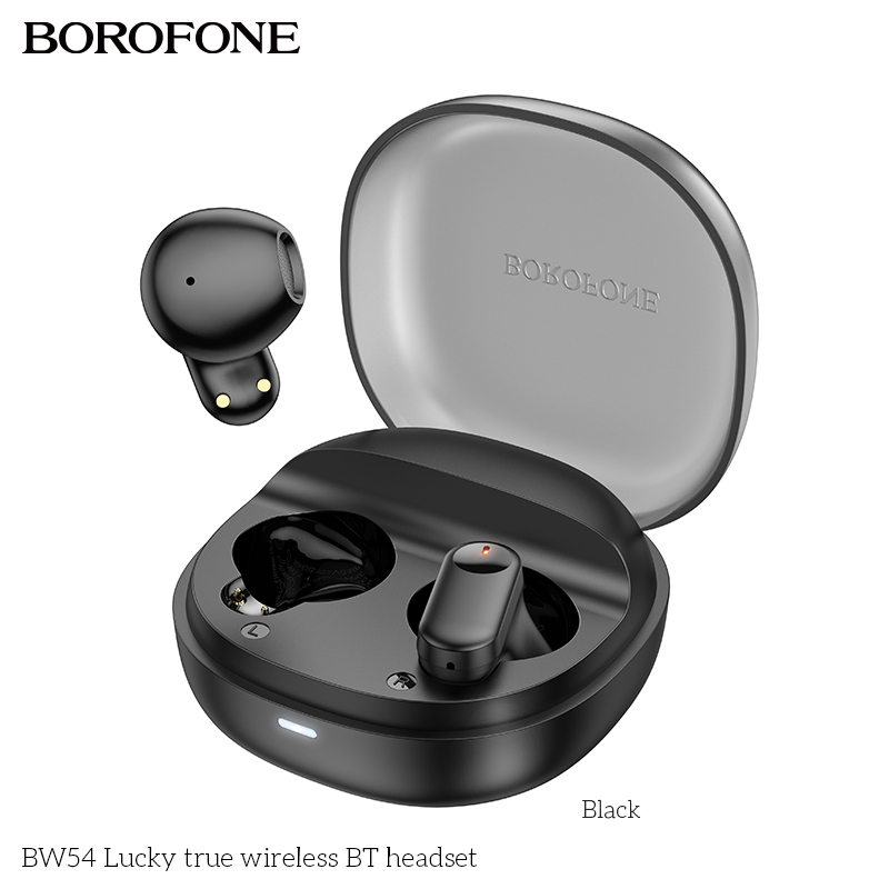 картинка Наушники беспроводные BOROFONE BW54 TWS HEADSET, BT 5.3, 300 мАч, 4 ч от магазина "мир Электроники"
