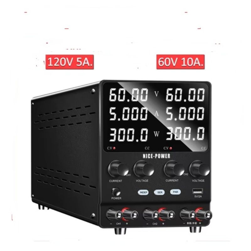 картинка Блок питания Nice-Power SPS605-2KD, 0-60В/5А от магазина "мир Электроники"
