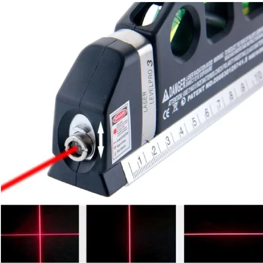 картинка Лазерная линейка 19 см с рулеткой 2,5 м от магазина "мир Электроники"